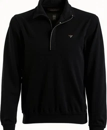 Schwarze Fleece Pullover