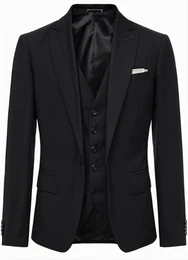 Schwarze klassische Blazer