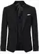 Schwarze klassische Blazer Schwarze klassische Blazer
