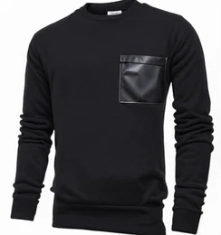 Schwarze Basic Pullover