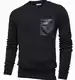 Schwarze Basic Pullover