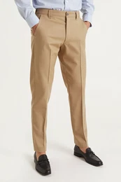 Beige Businesshosen