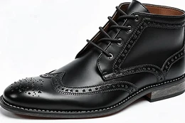 Schwarze Stiefeletten