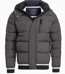 Graue Puffer Jacken