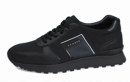 Schwarze Schmale Sneakers