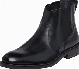 Dunkelblaue Stiefeletten