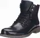 Schwarze Winterstiefeletten