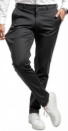 Schwarze Business Hosen für Männer