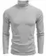 Graue Rollkragenpullover