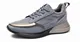 Graue Leder Sneaker