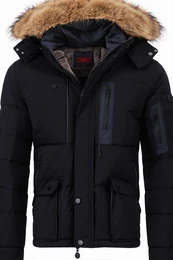 Schwarze Winterjacken
