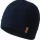Blaue Wintermützen