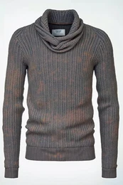 Graue Winterpullover