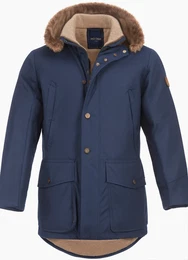 Dunkelblaue Parkas