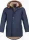 Dunkelblaue Parkas Dunkelblaue Parkas