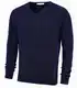 Dunkelblaue Wollpullover Dunkelblaue Wollpullover