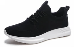 Schwarze Schmale Sneakers