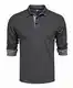 Dunkelgraue Polo-Pullover