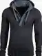 Dunkelgraue Winterpullover