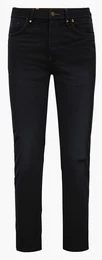 Schwarze Skinny Jeans
