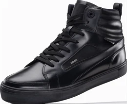 Schwarze Schmale Sneakers