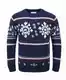 Dunkelblaue Winterpullover