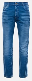 Blaue Winterjeans