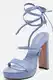 Dámské Světle modrá Platform Sandals S podpatkem