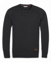 Dunkelgraue Strickpullover