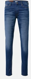 Blaue Winterjeans