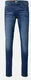 Blaue Winterjeans
