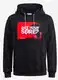 Schwarze Kapuzenpullover