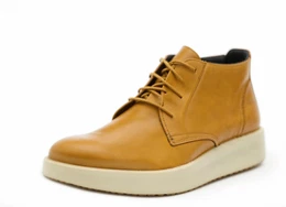Gelbe Schnürstiefel