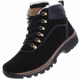 Schwarze Schnürstiefel