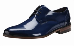 Dunkelblaue Business-Schuhe