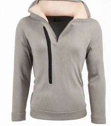 Silberne Rollkragenpullover