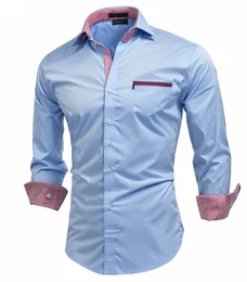 Blaue Business Hemden