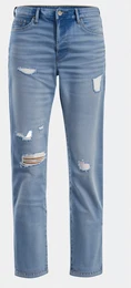 Blaue Ripped Jeans
