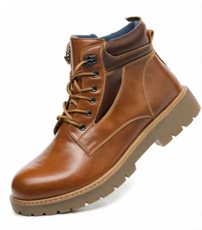 Braune Schnürstiefel