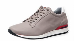 Graue Schmale Sneakers