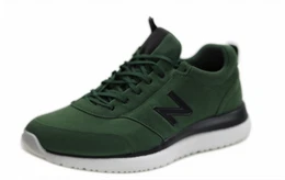 Dunkelgrüne Sneaker