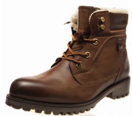Dunkelbraune Schnürstiefel