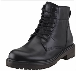 Schwarze Schnürstiefel