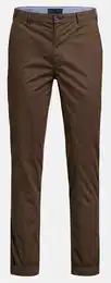 Dunkelbraune Chinohosen