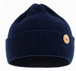 Dunkelblaue Wintermützen