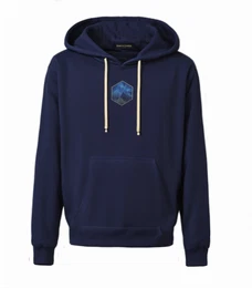 Dunkelblaue Hoodies