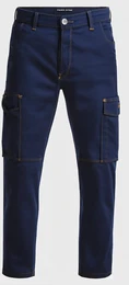 Dunkelblaue Cargojeans