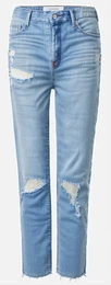 Hellblaue Ripped Jeans