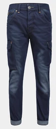 Dunkelblaue Cargohosen