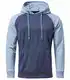 Hellblaue Hoodies